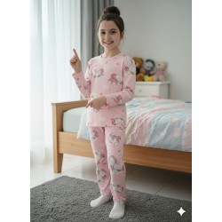 Pink Heart Unicorn Pyjamas