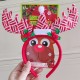 Red White Sequins Hat Antlers Headband