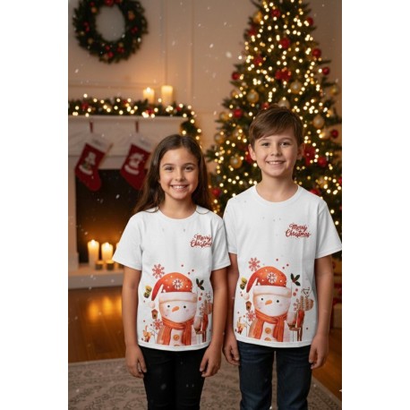 White Snowman T-shirt