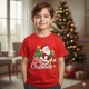Red Xmas Tree Santa T-Shirt