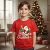 Red Xmas Tree Santa T-Shirt