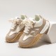 White Beige ZigZag Shoes