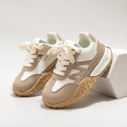White Beige ZigZag Shoes