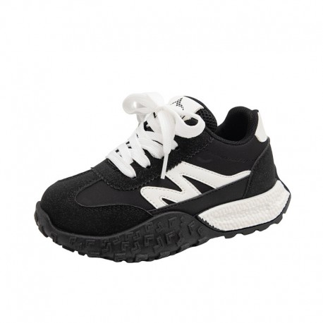 Black Beige ZigZag Shoes