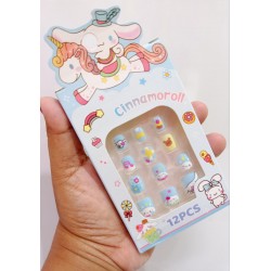 C1nnamorol Square Nail Art