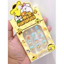 P0mpurin Square Nail Art