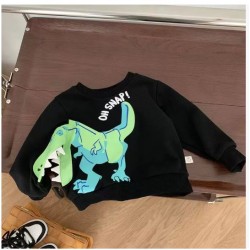 3D Black T-Rex Top