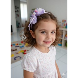 Purple Kur0mi Ribbon Headband