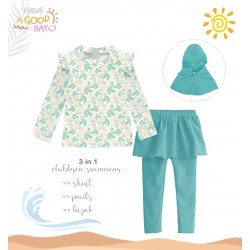 3in1 Tosca Floral Ruffles Swimwear