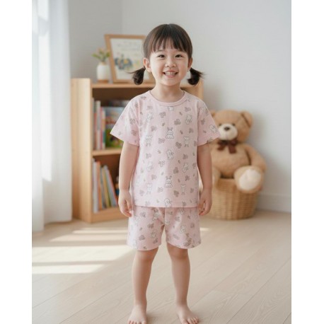 Bunny Cotton Short Set