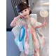 Green Pink Cat Hanfu CNY Dress