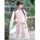Soft Pink Floral Cheongsam CNY Dress