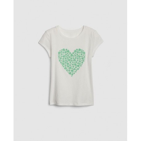 G@P Clover Heart Glitter Top