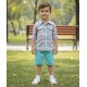 Tosca Plaid Shirt Set Short