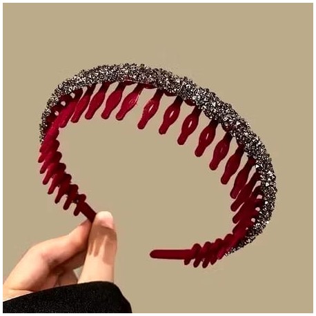 Maroon Sparkle Headband