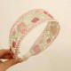 Pink Embroidery Headband