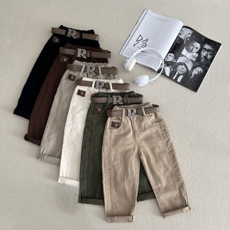 Cream Seven Pull On Cargo Pants