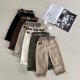 Beige Seven Pull On Cargo Pants