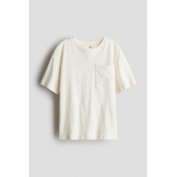 HM Cream Pocket T-shirt