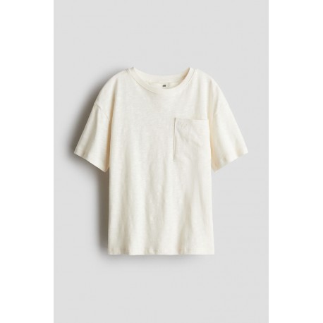 HM Cream Pocket T-shirt