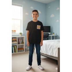 HM Black Stitches Applique T-shirt