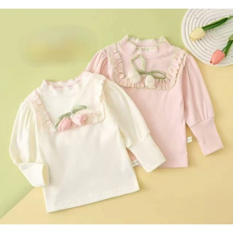 Tulip Ruffle LS Top