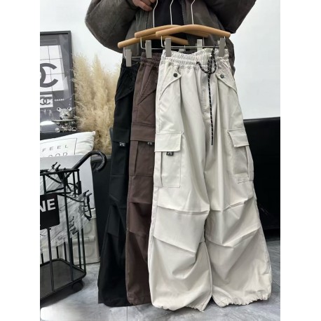 Top Button Korean Pants