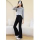Black Bootcut Pants