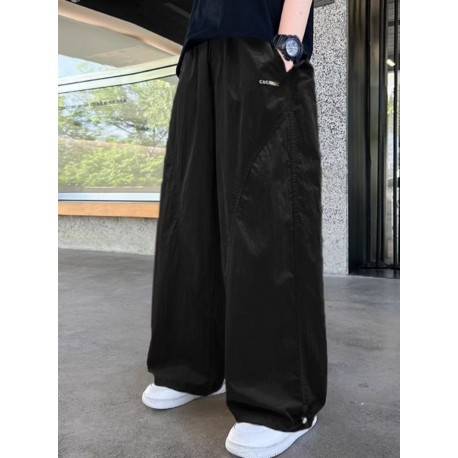 Black Wide Korean Pants