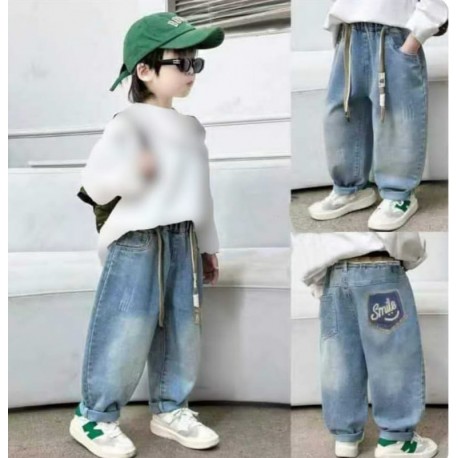 Smile Pull On Denim Pants(no acc)
