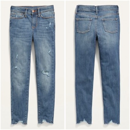 0ld Navy Blue Ripped Denim Pants