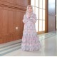 Rose Floral Flowy Gamis