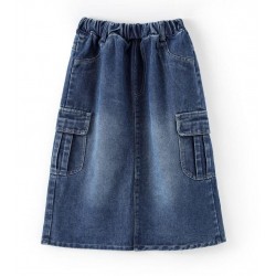 Denim Pocket Skirt