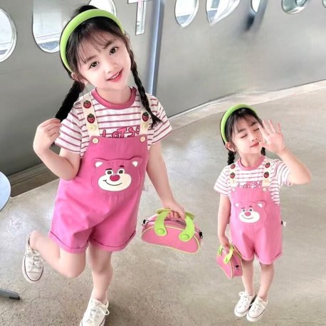 2in1 Pink L0tso Overall Set