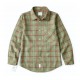 Max Spyder Olive Plaid Shirt