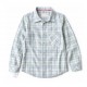 Max Spyder Light Blue Plaid Shirt