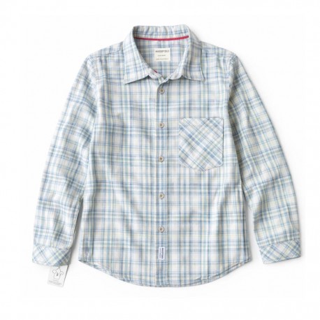 Max Spyder Light Blue Plaid Shirt