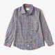 Max Spyder Blue Brown Plaid Shirt