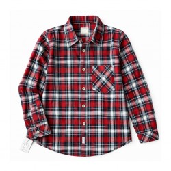 Max Spyder Brown Black Plaid Shirt