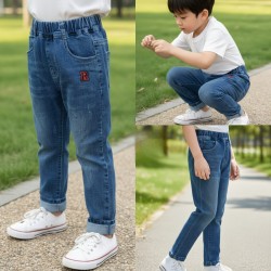 R Pull On Denim Pants