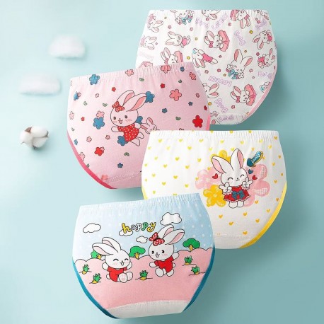 4pcs Happy Bunny Underwear