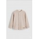 Beige Cotton Long Sleeve Koko Shirt