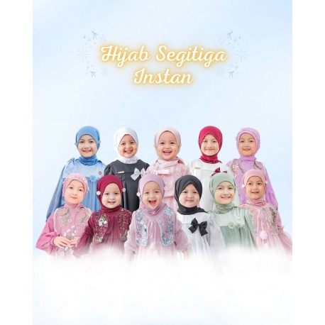 Black Hijab Segitiga Instan