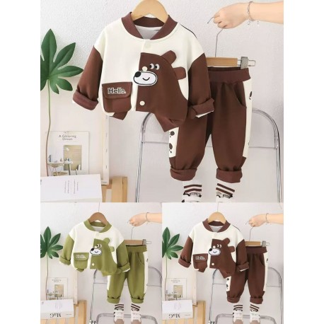 Hello Bear Top Set Pants
