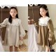 Cream Lace Ruffles Dress