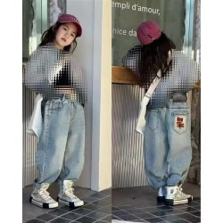 New Topic Oversized Denim Pants