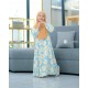 Blue Cream Daisy Gamis
