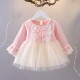 Pink Lace Ribbon Tutu Dress