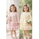 Cream Ribbon Ruffles Pretty Dress