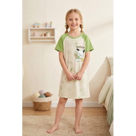 Cream Pochacc0 Home Dress